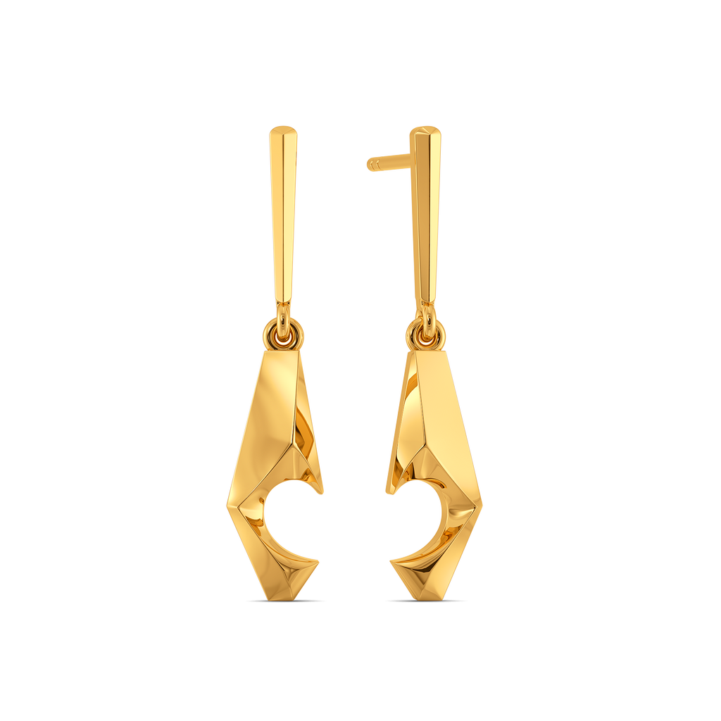 Rebellious Revival Gold Earrings