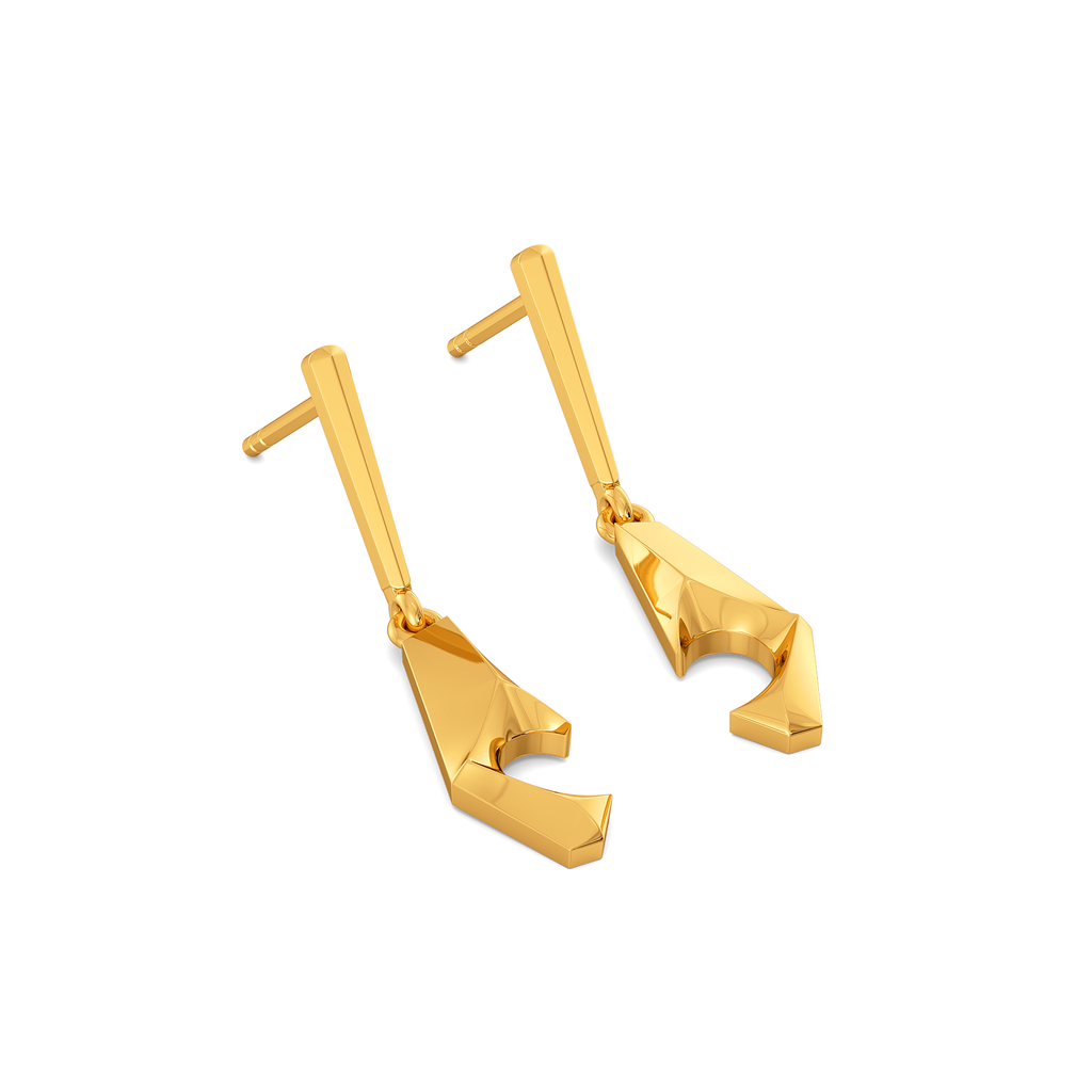Rebellious Revival Gold Earrings
