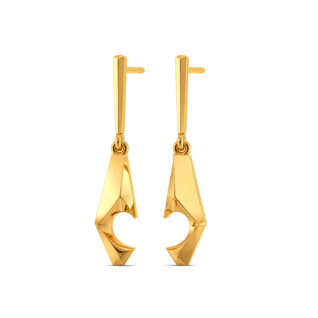 Rebellious Revival Gold Earrings
