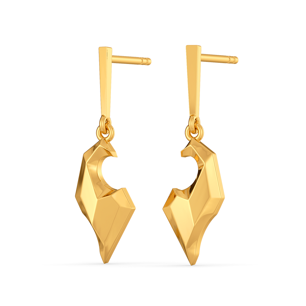Magic of Punk Gold Earrings
