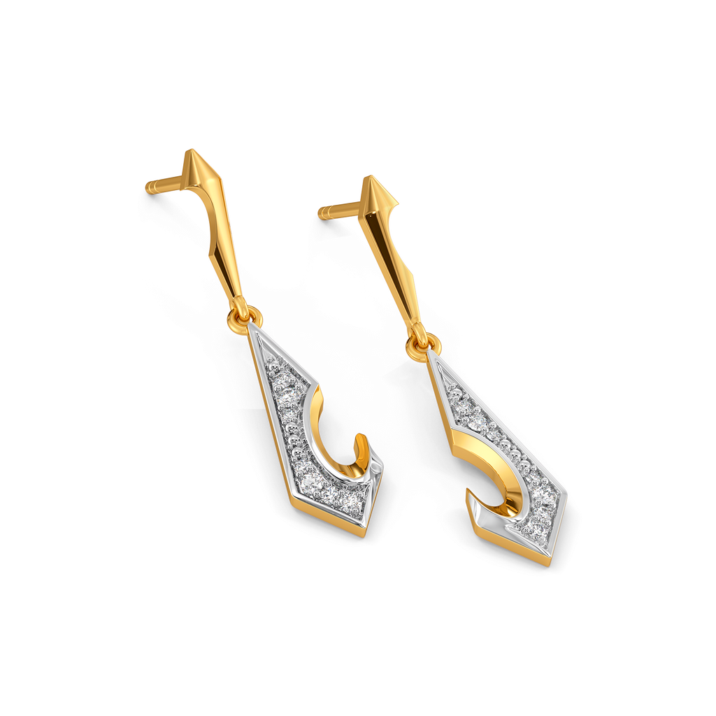 Embrace the Chaos Diamond Earrings