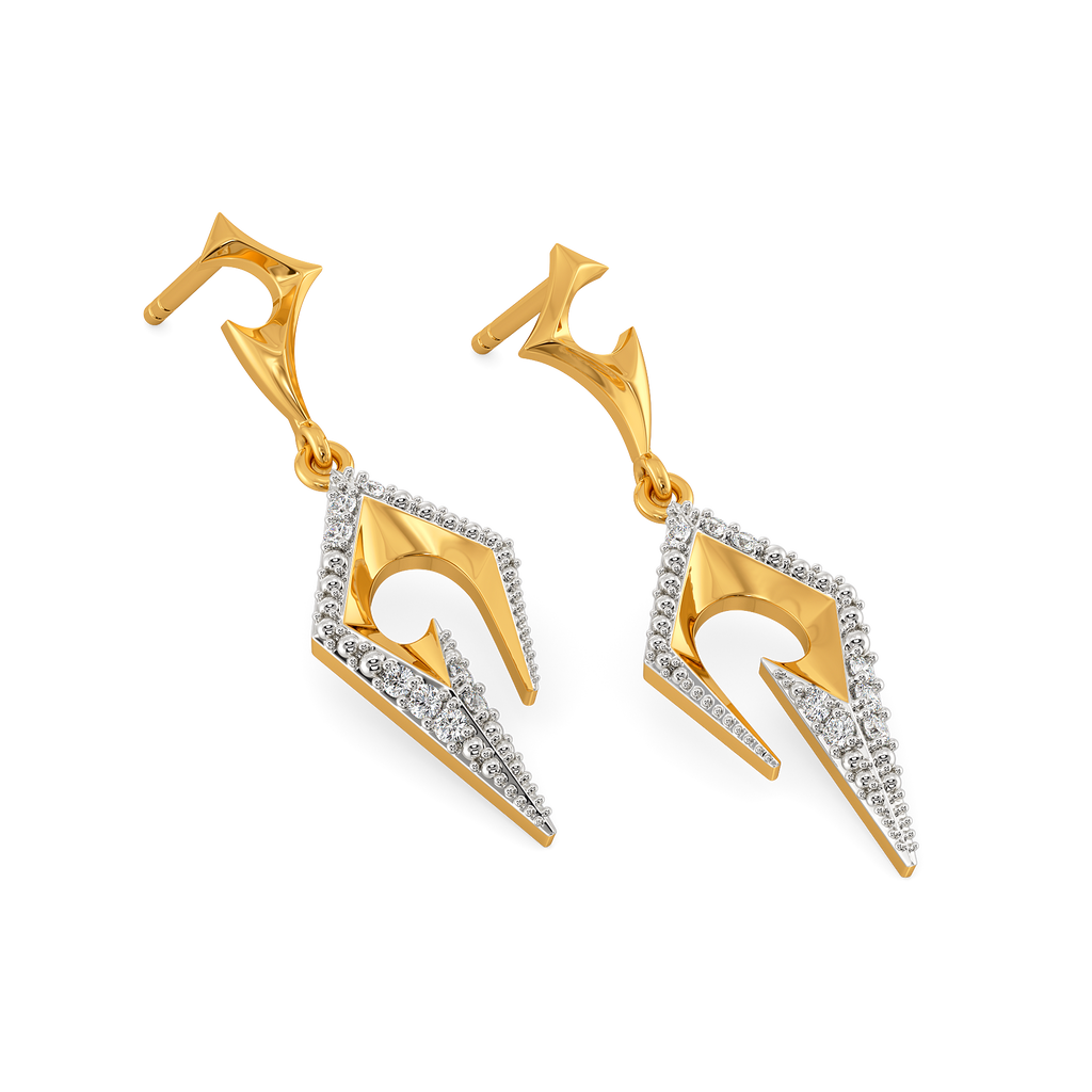 Break the Rules Diamond Earrings