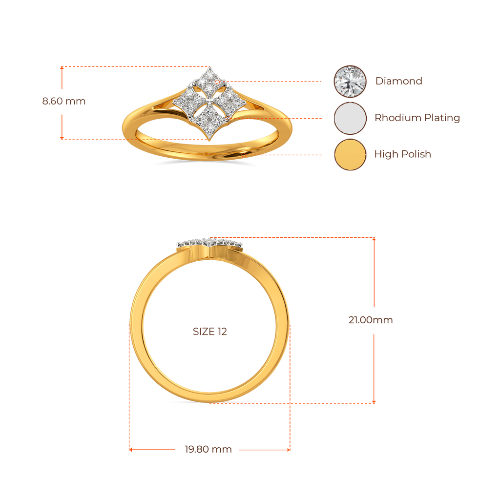 Summertime Melody Diamond Rings image