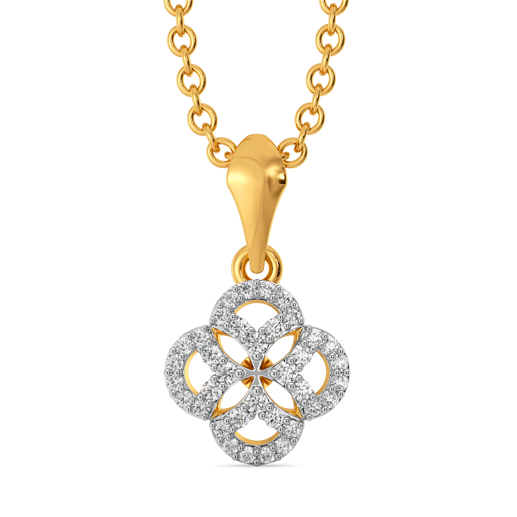 In a Summer Loop Diamond Pendants