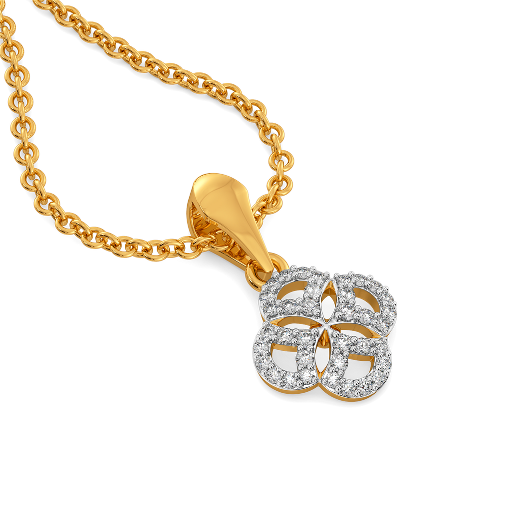 In a Summer Loop Diamond Pendants