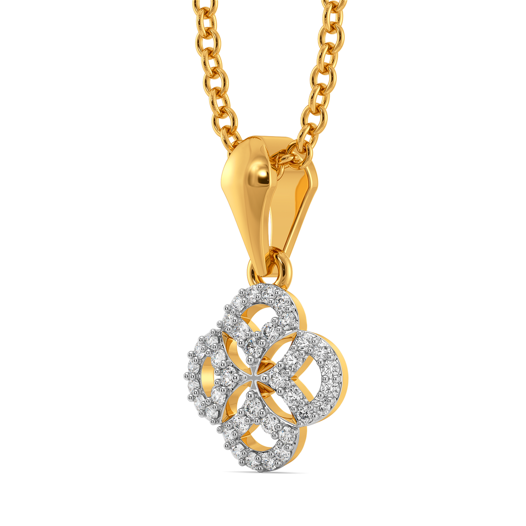 In a Summer Loop Diamond Pendants