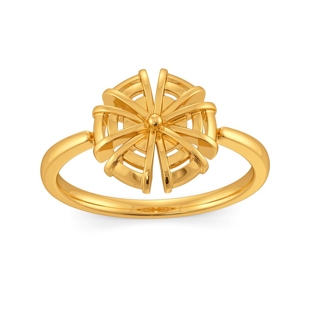 Raffia Refresh Gold Rings alternate view 2