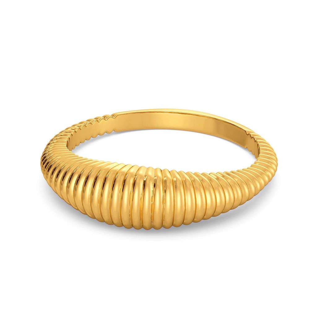Raffia Response Gold Rings alternate view 3