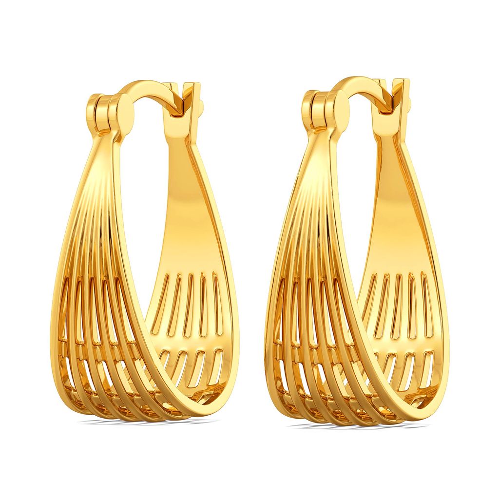 Jovial Weave Gold Earrings