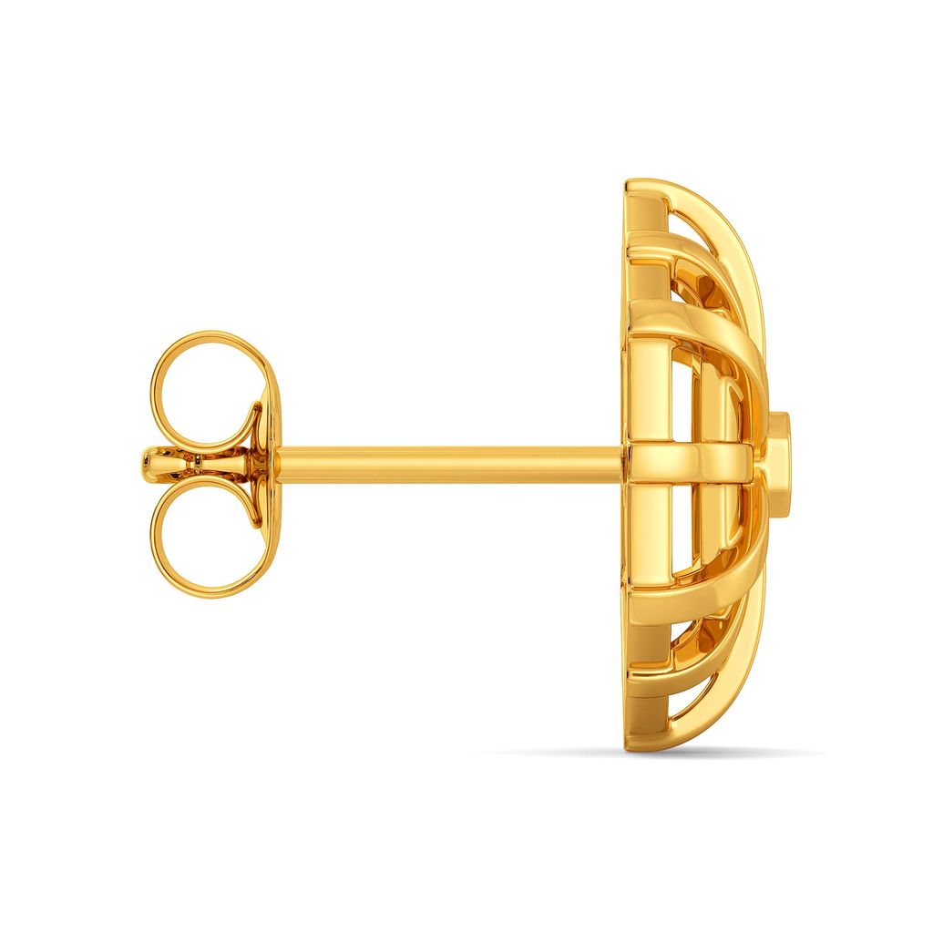 Raffia Recycle Gold Earrings