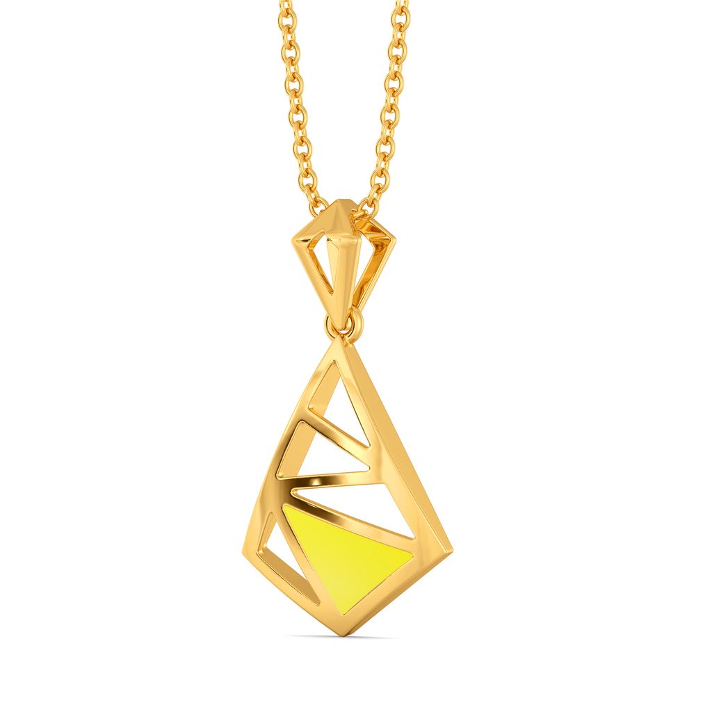 Mod Marigold Gold Pendants