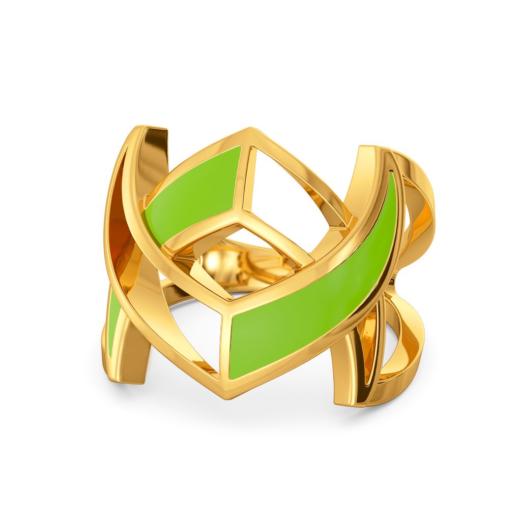 Pear to Pair Gold Rings alternate view 3