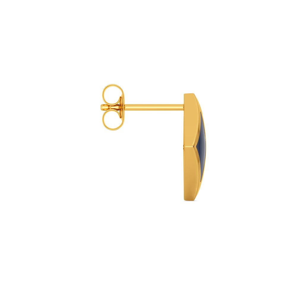 B Positive Gold Earrings