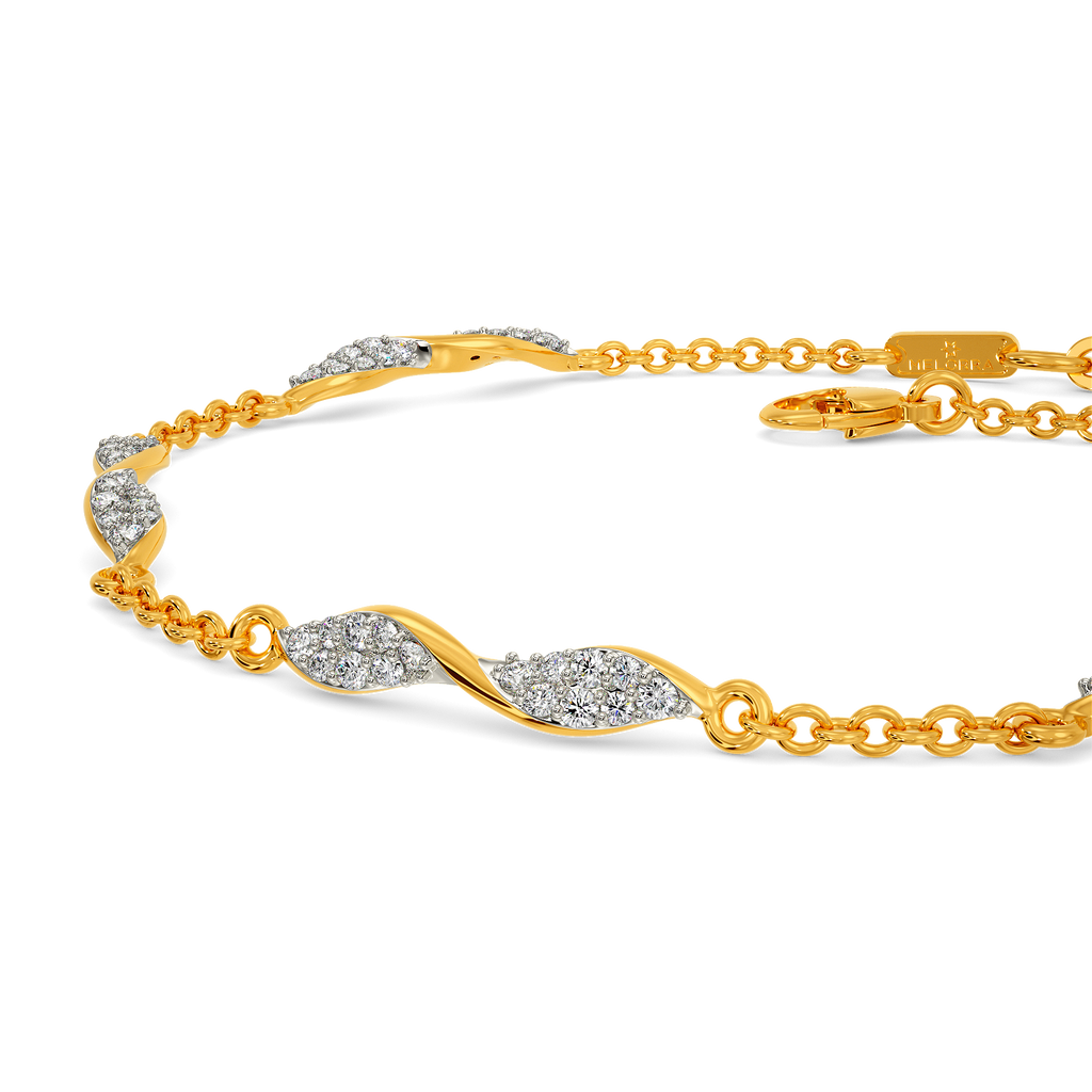 Ruffle Romance Diamond Bracelets