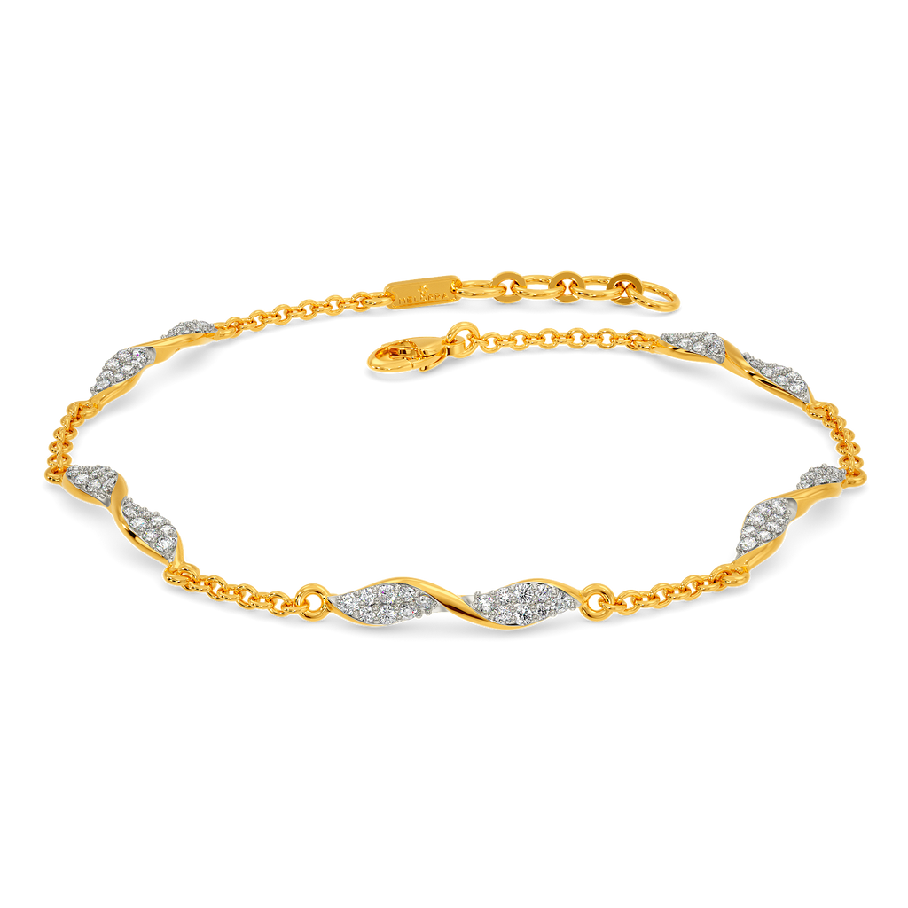 Ruffle Romance Diamond Bracelets