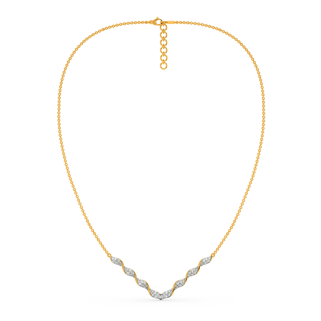 Ruffle Romance Diamond Necklaces