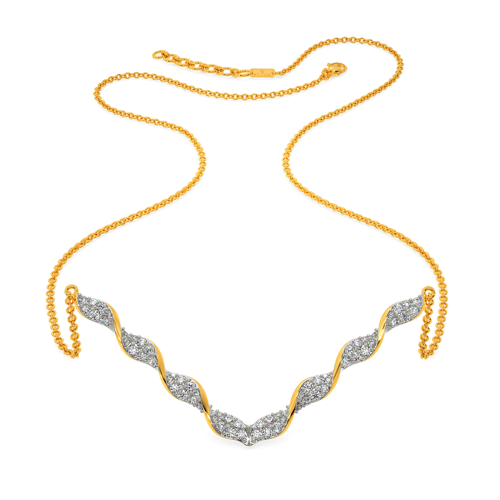 Ruffle Romance Diamond Necklaces