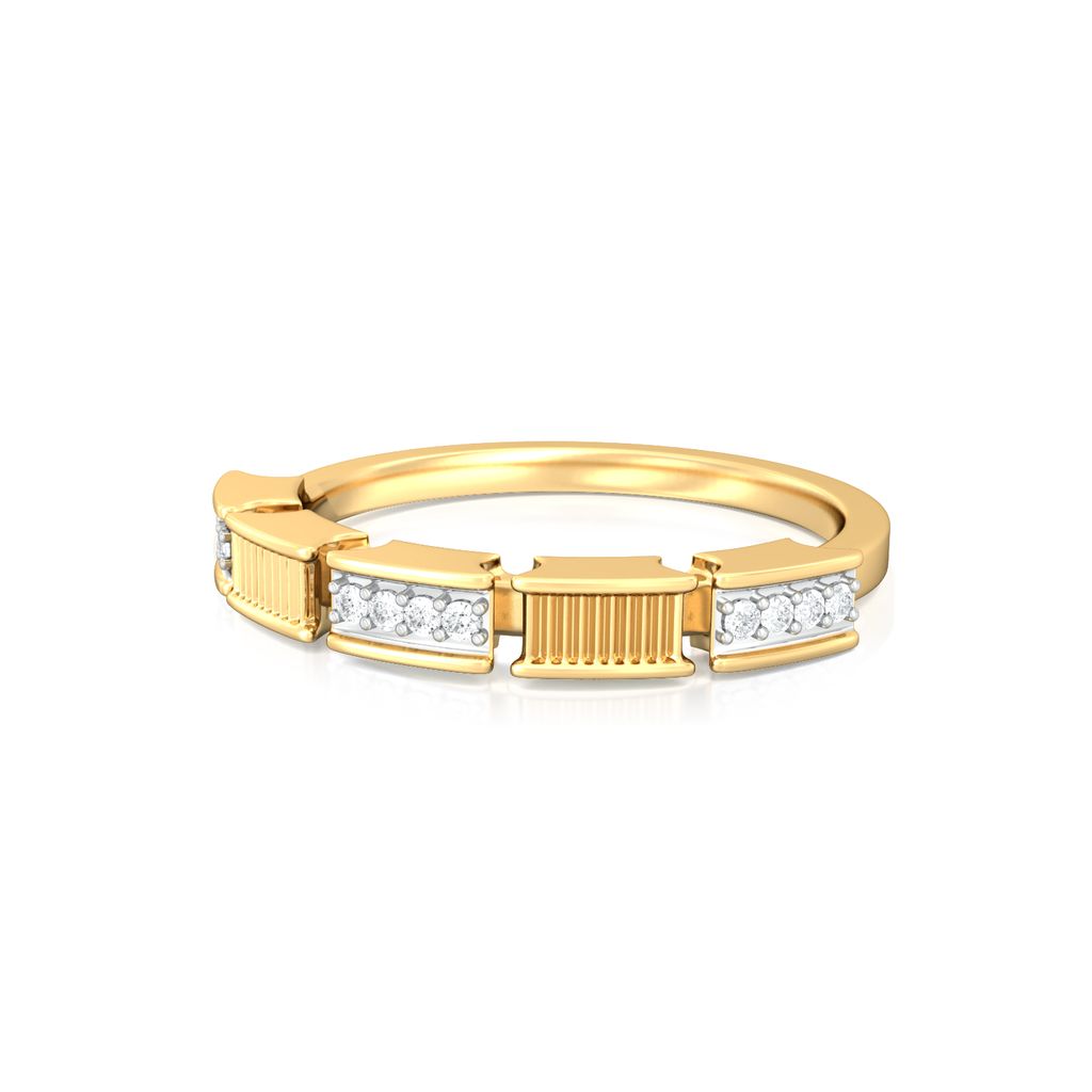 Gold Glam Diamond Rings image