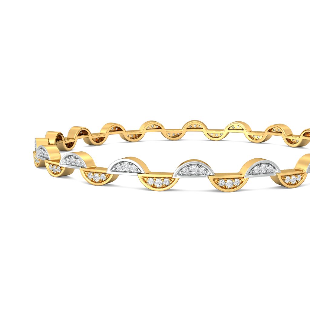 Twirl & Curl Diamond Bangles