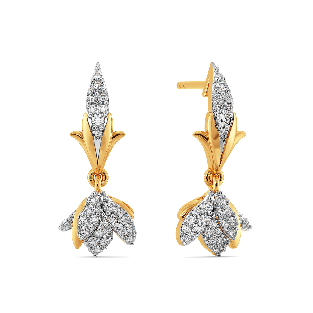 Party in the Royal Garden Diamond Earrings