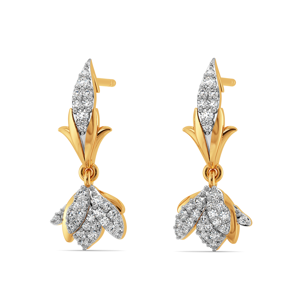 Party in the Royal Garden Diamond Earrings