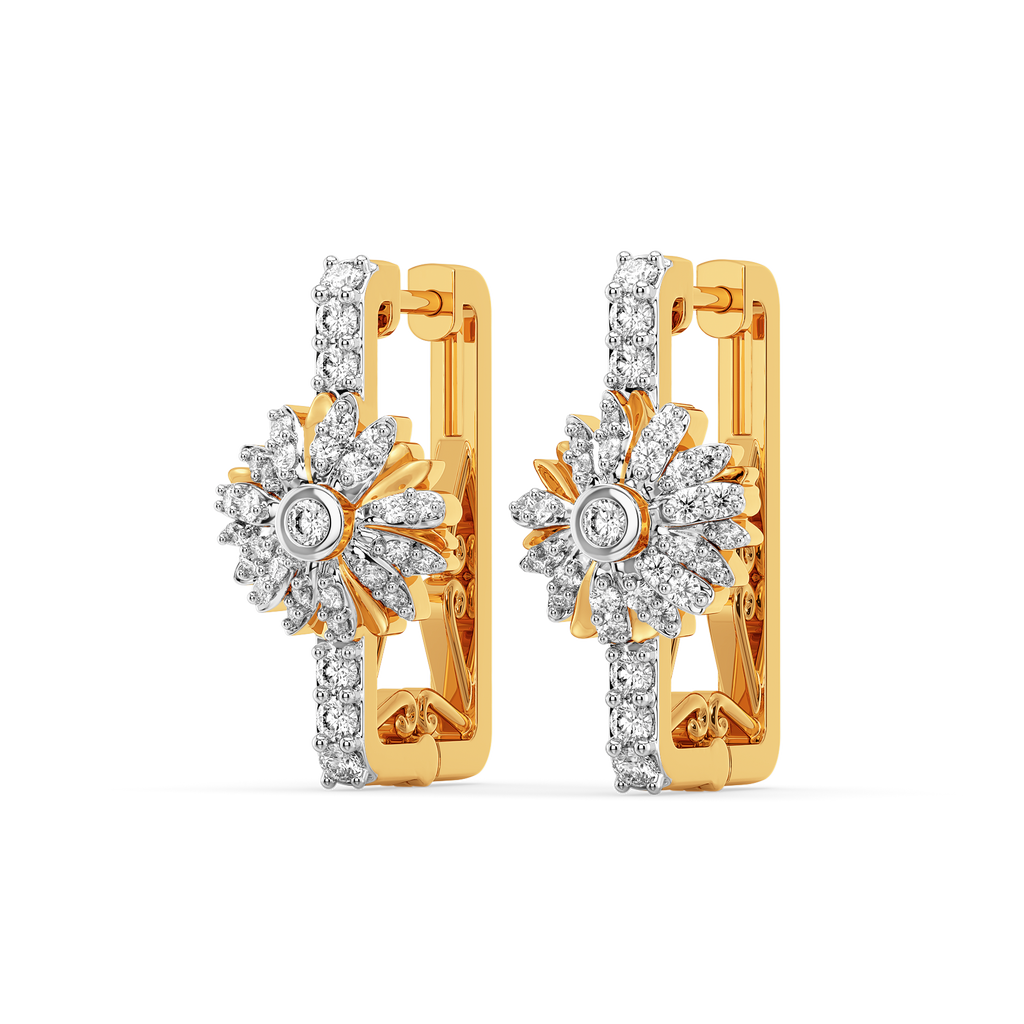 Royal Garden Diamond Earrings