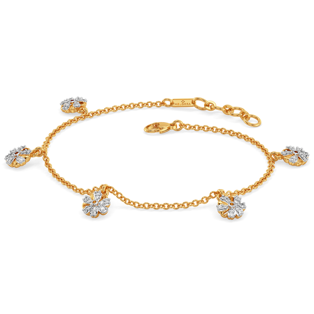 Vintage Garden Party Diamond Bracelets