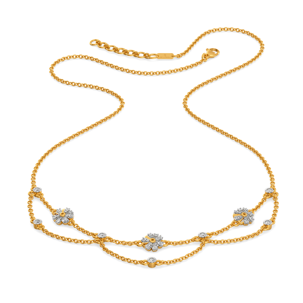 Vintage Garden Party Diamond Necklaces