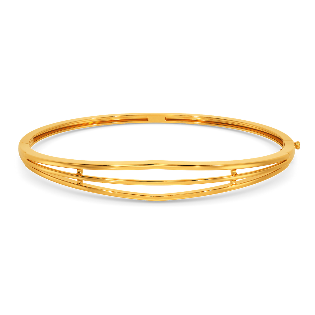 Moment of Peak Gold Bangles