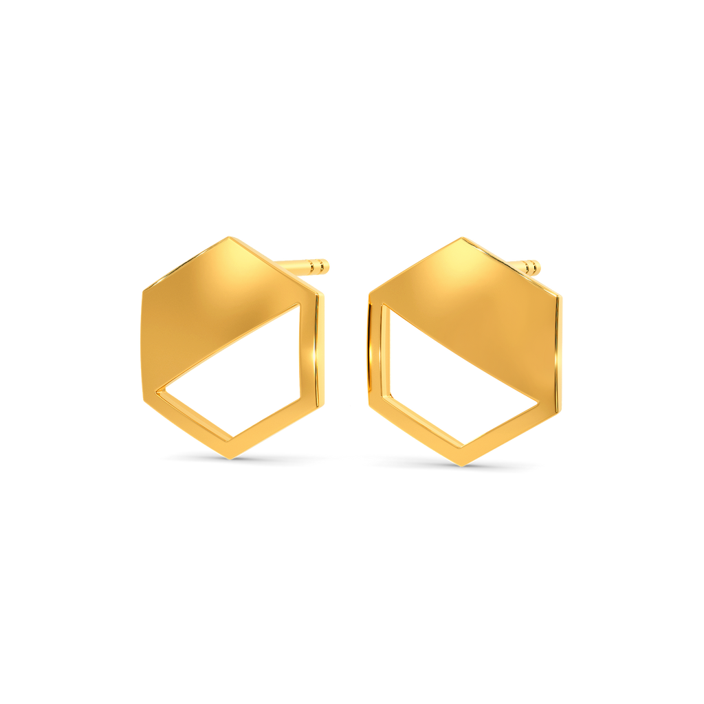 Moment of Peak Gold Earrings