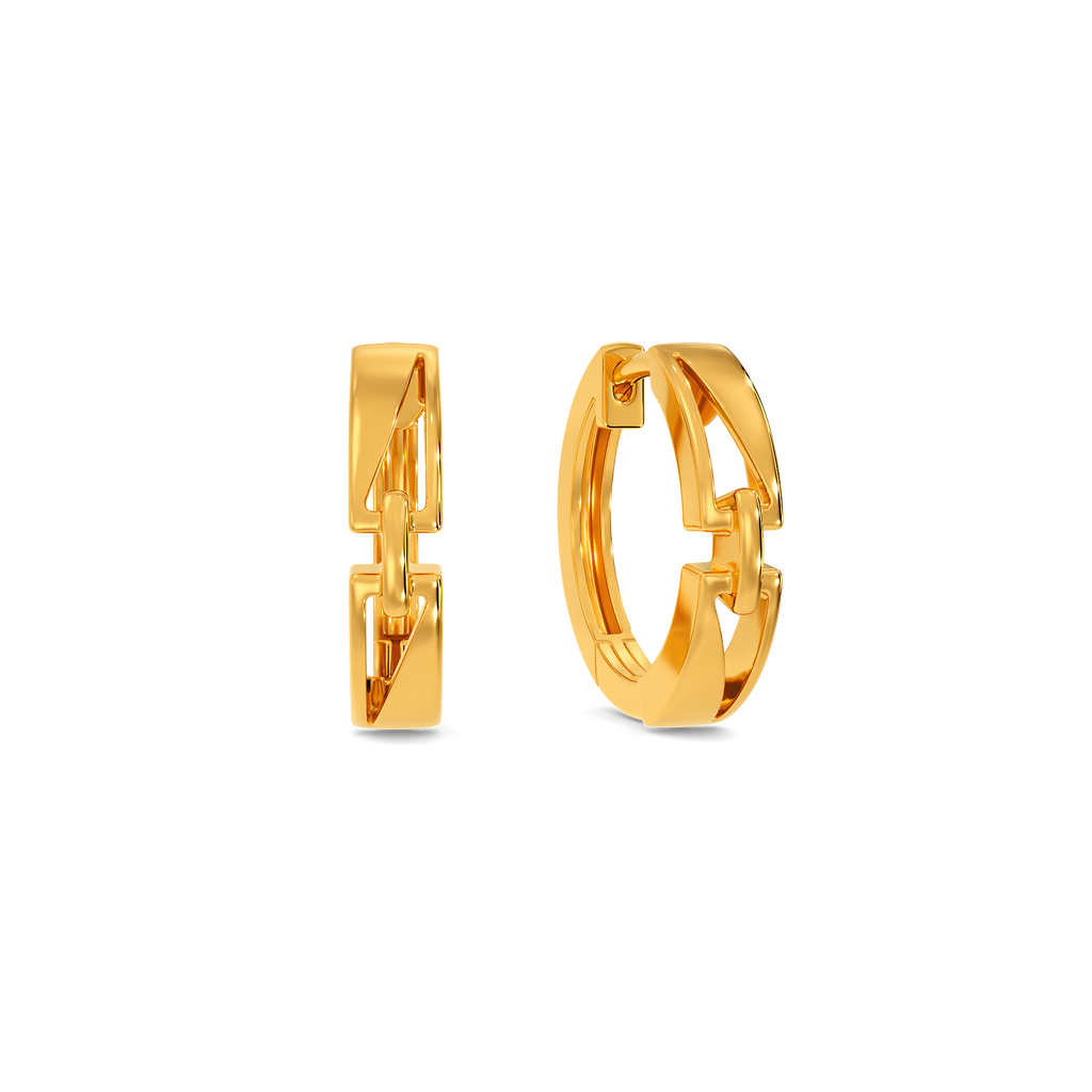 Glam Mood Gold Earrings
