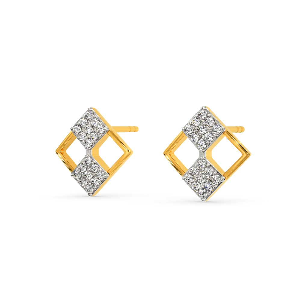Shape Play Diamond Earrings