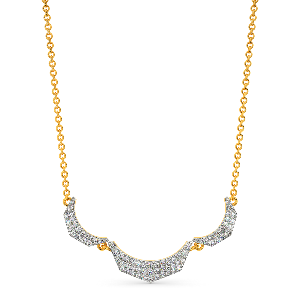 Geometrica Diamond Necklaces