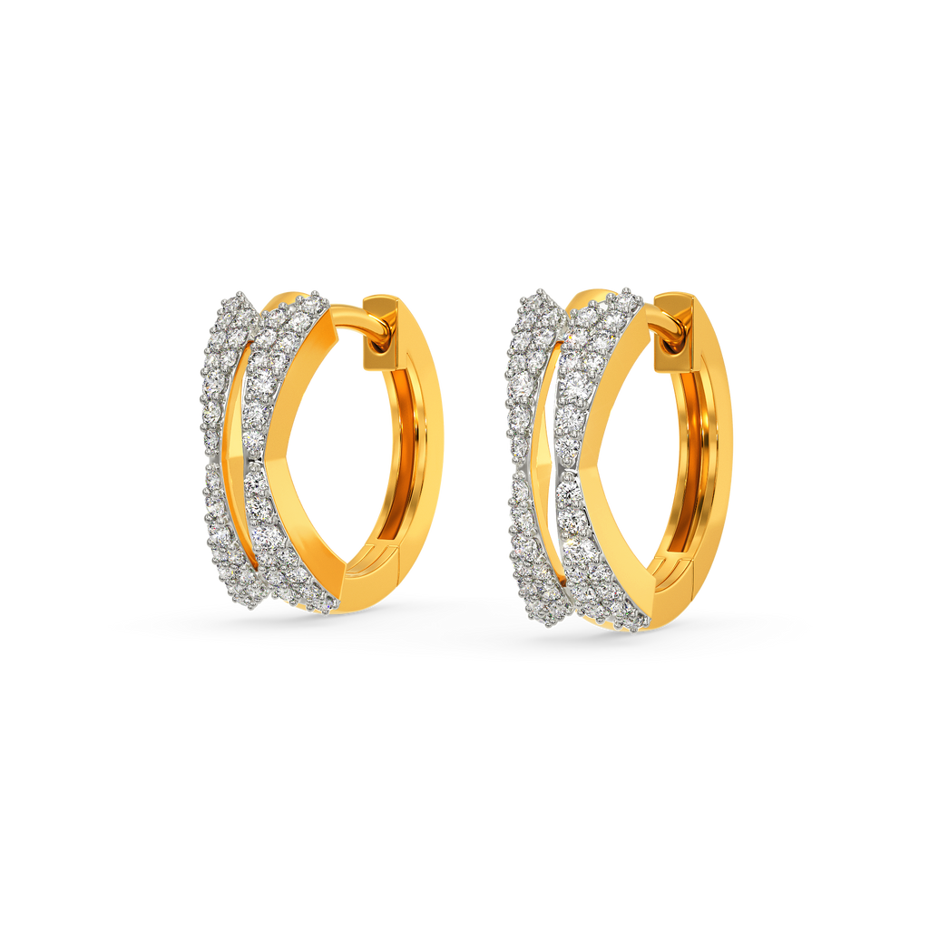 Having a Moment Diamond Earrings