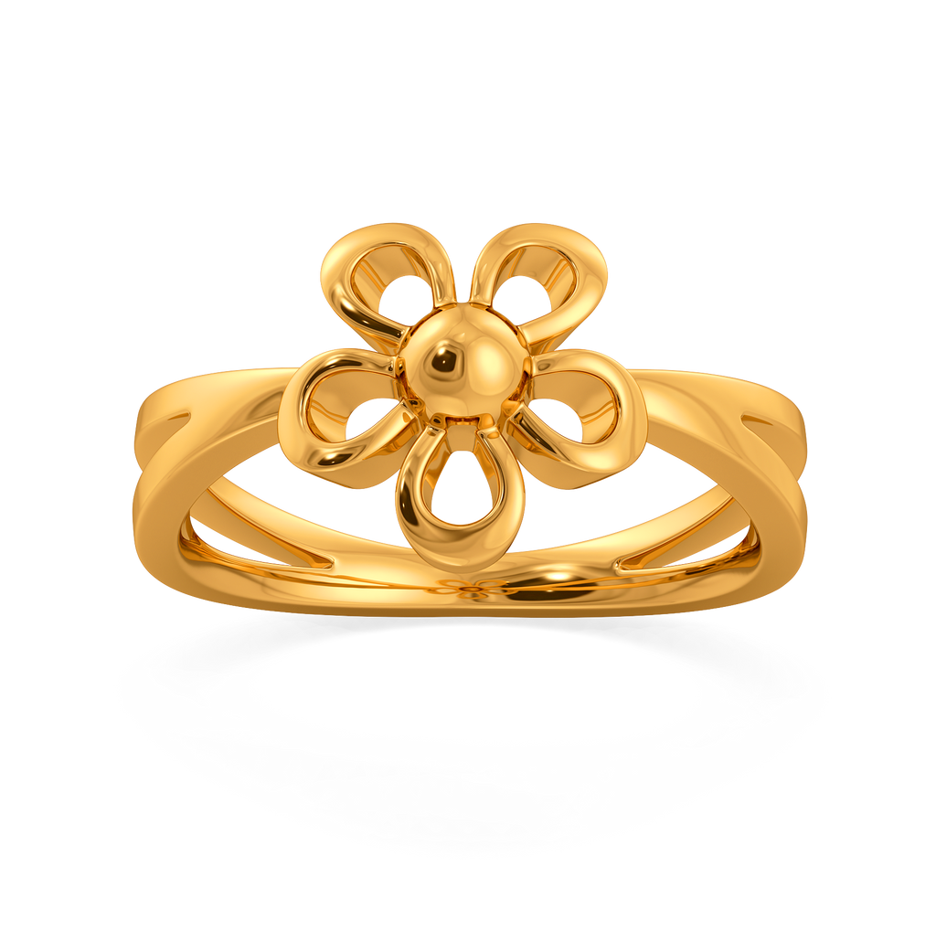Golden Petals Gold Rings alternate view 3