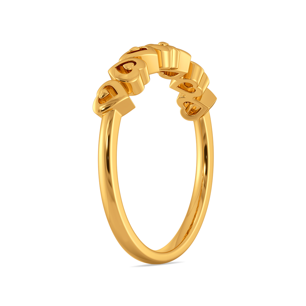 Heartlink Gold Rings image