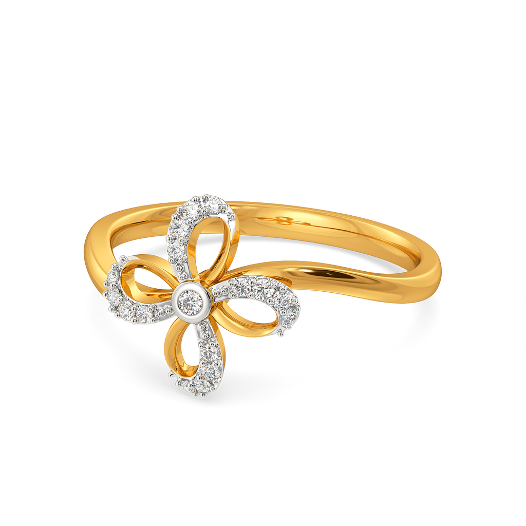 Twinkle Petal Diamond Rings alternate view 2