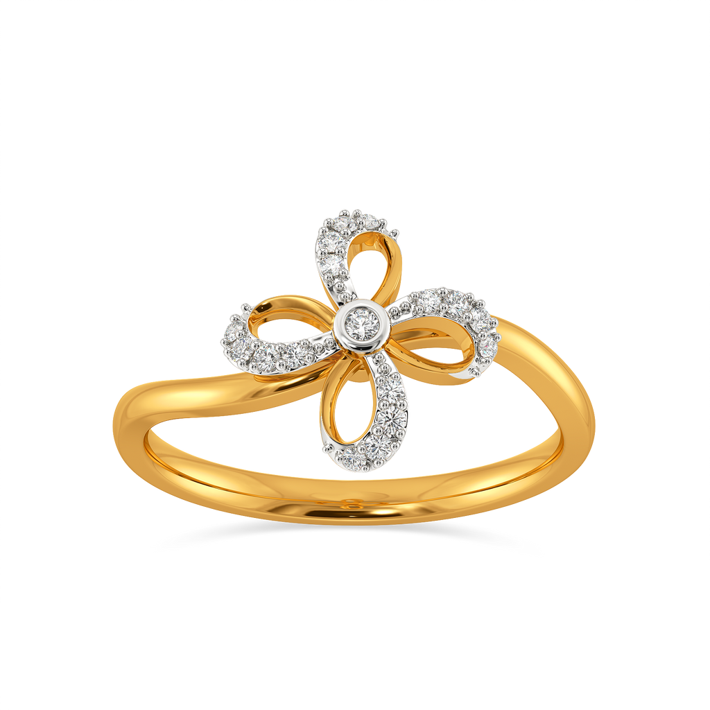 Twinkle Petal Diamond Rings alternate view 3