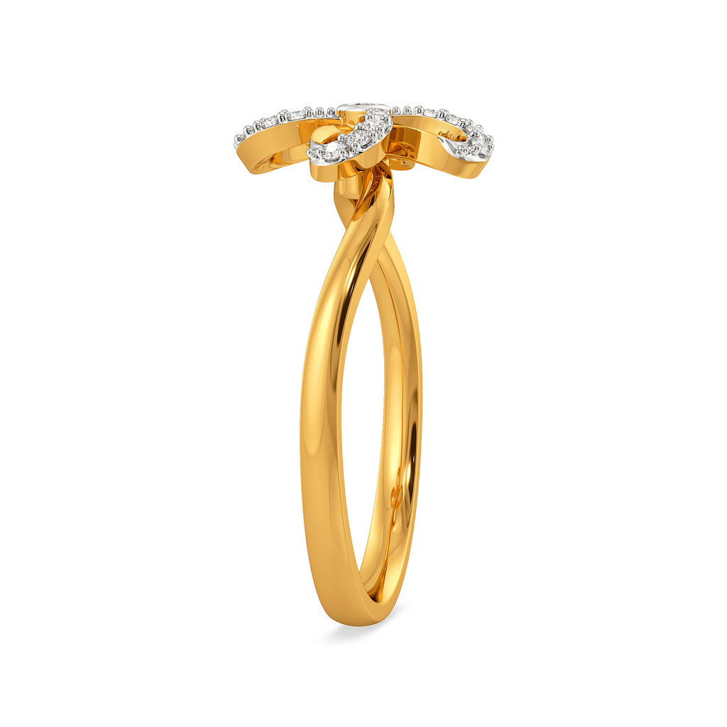 Twinkle Petal Diamond Rings image