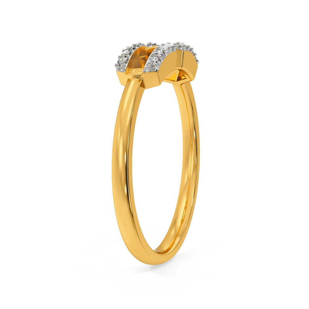 Structured Femininity Diamond Rings image