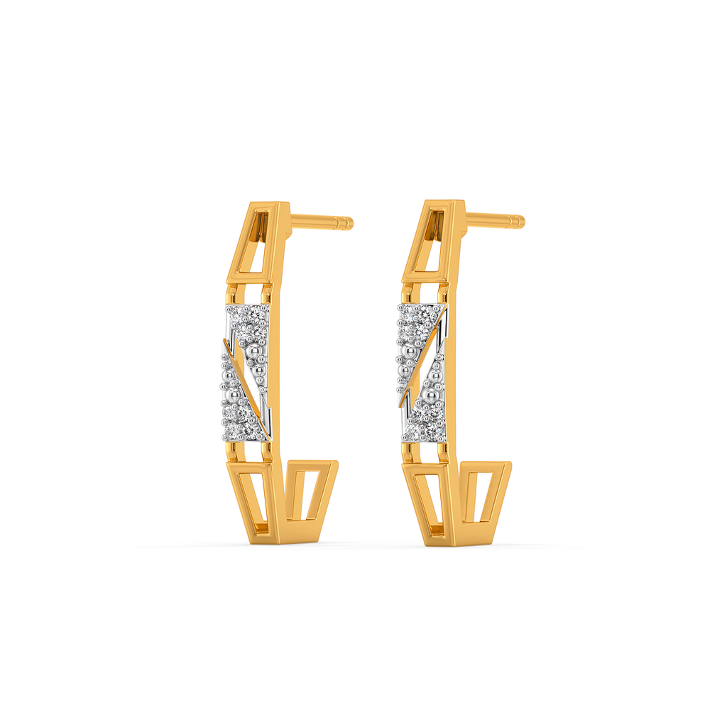Retro Daze Diamond Earrings