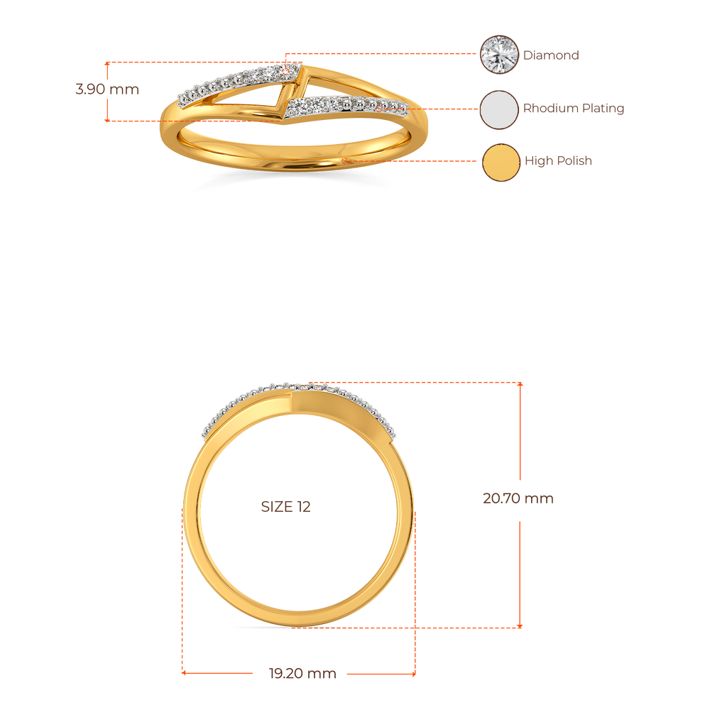 Perfectly Poised Diamond Rings image