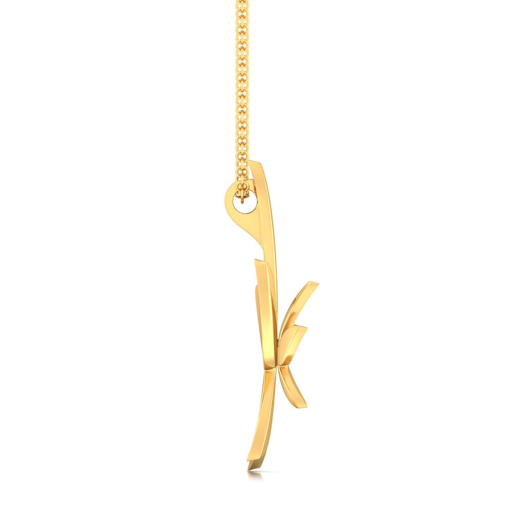 Golden Starflower Gold Pendants