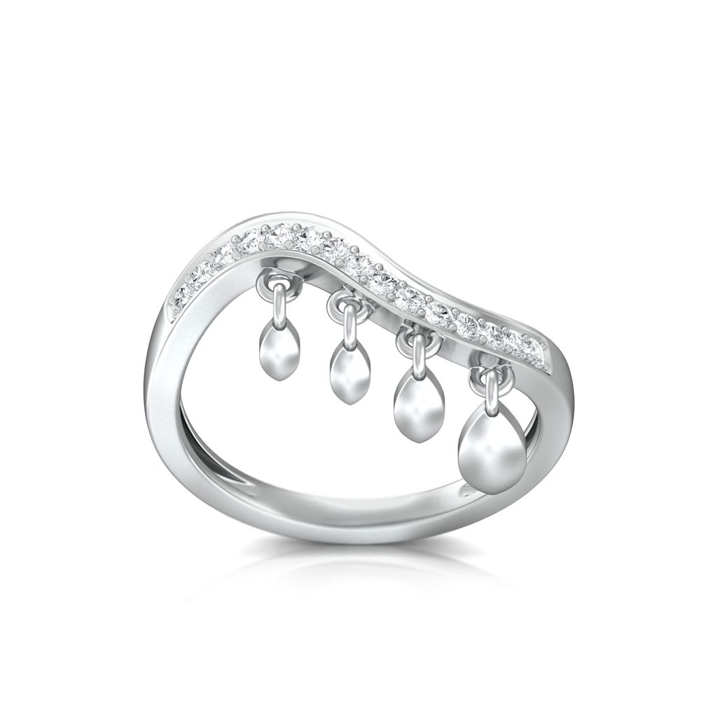 White Wisteria Diamond Rings alternate view 3