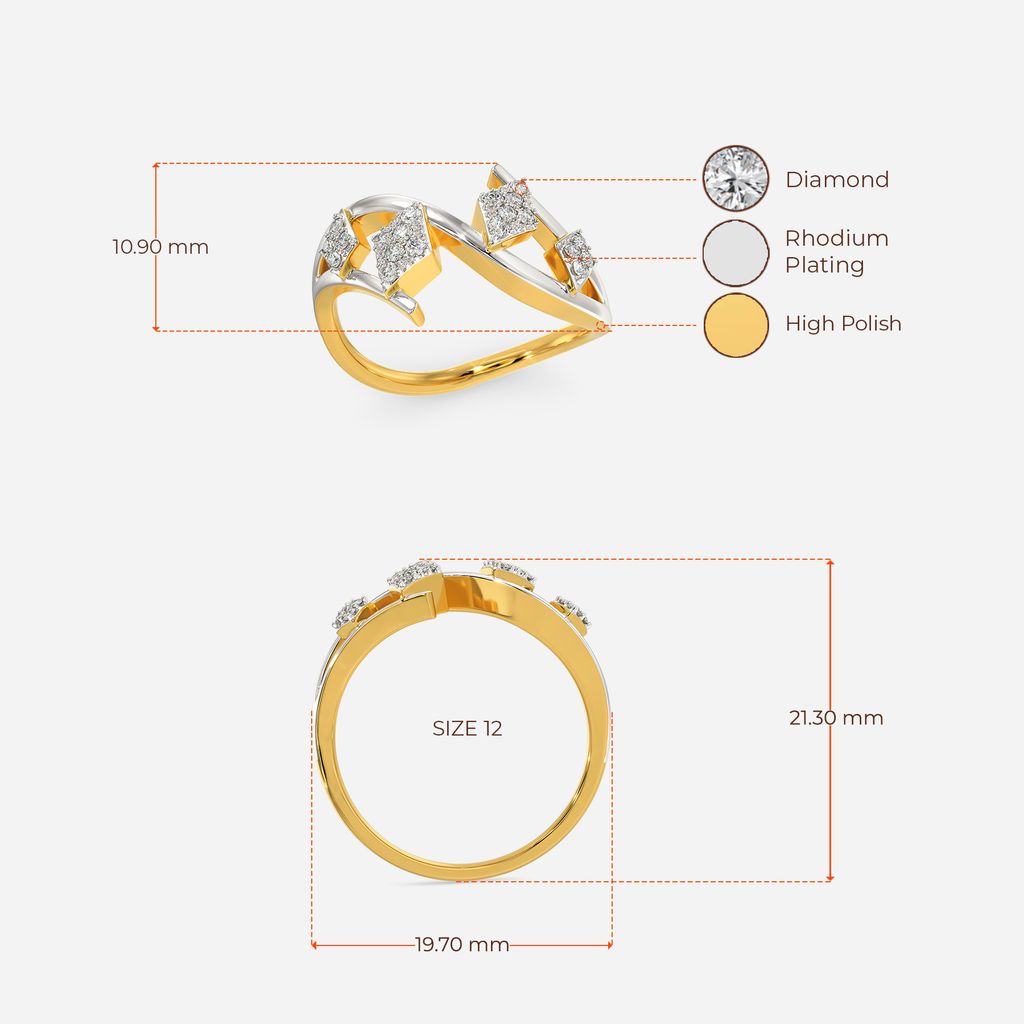 Braids N Knots Diamond Rings image