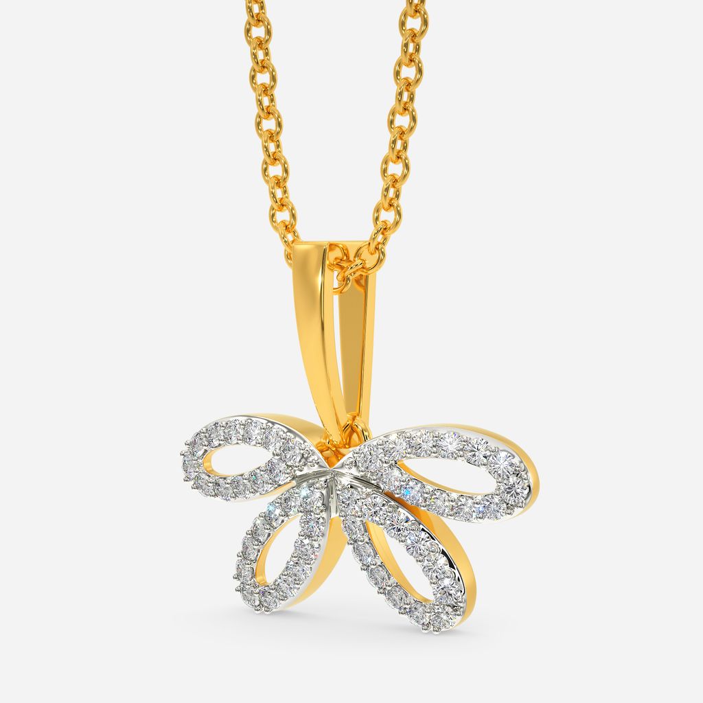 Swayed by Braids Diamond Pendants
