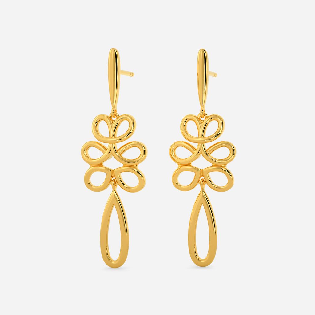 My Kinda Crochet Gold Earrings
