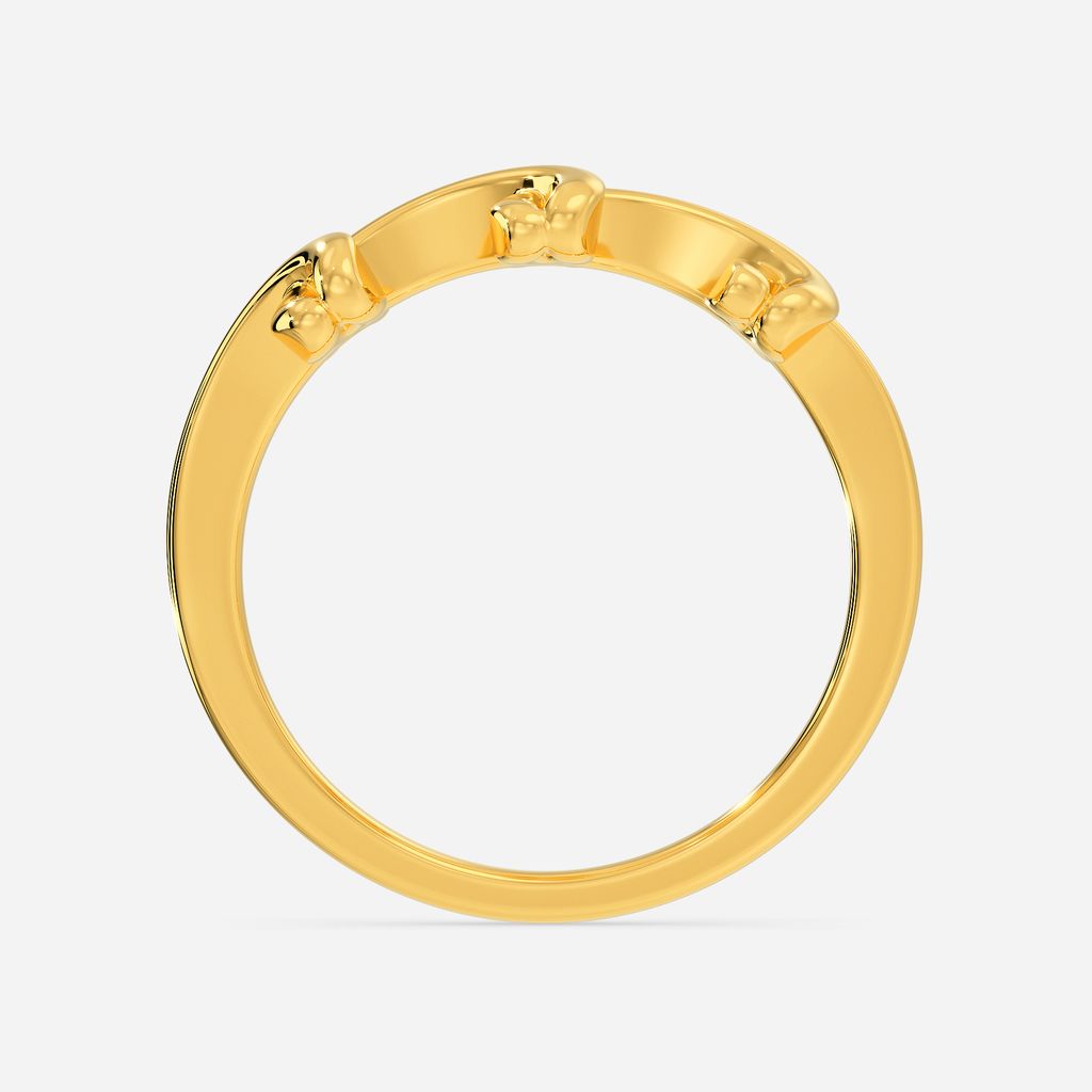 Cruise in Crochet Gold Rings image