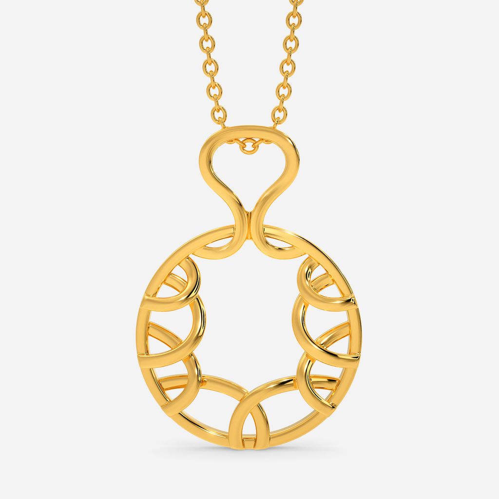 Cruise in Crochet Gold Pendants