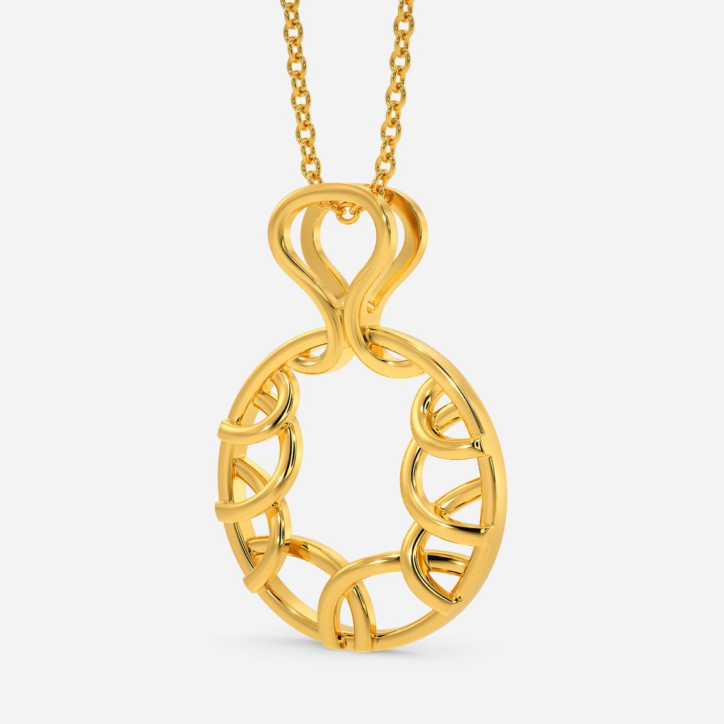 Cruise in Crochet Gold Pendants